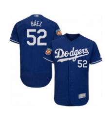 Men's Los Angeles Dodgers #52 Pedro Baez Royal Blue Flexbase Authentic Collection Baseball Player Jersey