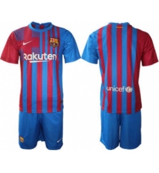 Men's Barcelona 2020-2021 Home Soccer Jersey