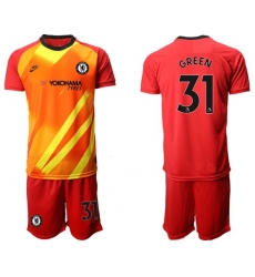 Chelsea #31 Green Red Goalkeeper Soccer Club Jersey