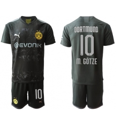 Dortmund #10 M.Gotze Away Soccer Club Jersey