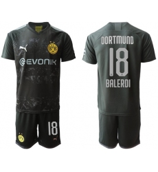 Dortmund #18 Balerdi Away Soccer Club Jersey