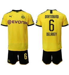 Dortmund #6 Delaney Home Soccer Club Jersey