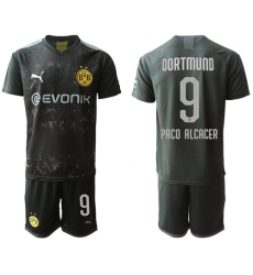 Dortmund #9 Paco Alcacer Away Soccer Club Jersey