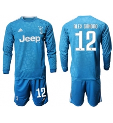 Juventus #12 Alex Sandro Third Long Sleeves Soccer Club Jersey