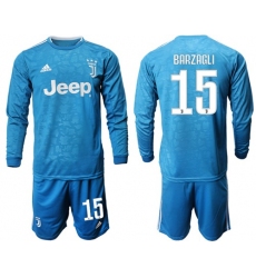 Juventus #15 Barzagli Third Long Sleeves Soccer Club Jersey