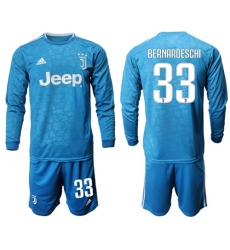 Juventus #33 Bernardeschi Third Long Sleeves Soccer Club Jersey