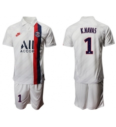 Paris Saint-Germain #1 K.Navas Third Soccer Club Jersey