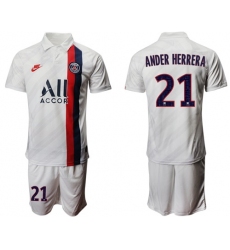 Paris Saint-Germain #21 Ander Herrera Third Soccer Club Jersey