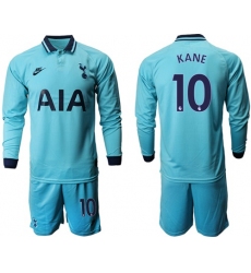 Tottenham Hotspur #10 Kane Third Long Sleeves Soccer Club Jersey