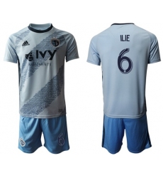 Sporting Kansas City #6 ILIE Home Soccer Club Jersey