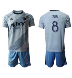 Sporting Kansas City #8 Zusi Home Soccer Club Jersey