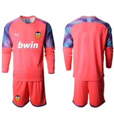 Valencia Blank Red Goalkeeper Soccer Club Jersey