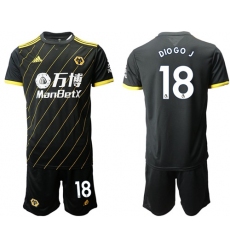Wolves #18 DIO GO.J Away Soccer Club Jersey