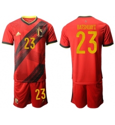 Belgium #23 Batshuayi Red Home Soccer Country Jersey