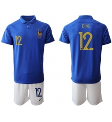 France #12 Dine 100th Anniversary Edition Soccer Country Jersey