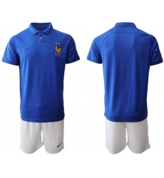 France Blank 100th Anniversary Edition Soccer Country Jersey