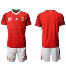 Men's Hungary Custom Euro 2021 Soccer Jersey and Shorts 2