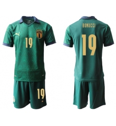 Italy #19 Bonucci Third Soccer Country Jersey