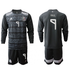 Mexico #7 Raul Home Long Sleeves Soccer Country Jersey