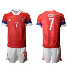 Russia #7 Ozdoev Home Soccer Country Jersey