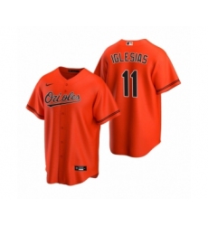 Women's Baltimore Orioles #11 Jose Iglesias Nike Orange 2020 Replica Alternate Jersey