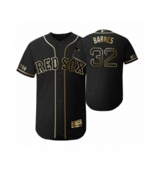 Men's 2019 Golden Edition Boston Red Sox Black #32 Matt Barnes Flex Base Jersey