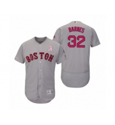 Men's 2019 Mothers Day Matt Barnes Boston Red Sox #32 Gray Flex Base Road Jersey