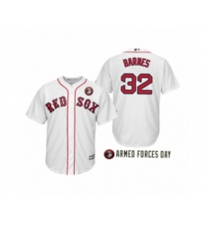 Men's  Boston Red Sox 2019 Armed Forces Day #32Matt Barnes  White Jersey