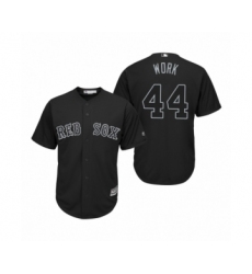 Men's Boston Red Sox #44 Brandon Workman Work Black 2019 Players Weekend Replica Jersey