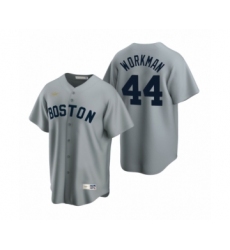 Youth Boston Red Sox #44 Brandon Workman Nike Gray Cooperstown Collection Road Jersey