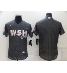 Men's Washington Nationals Blank Gray 2022 City Connect Replica Player Jersey