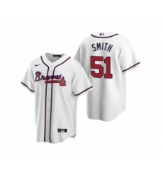 Women Atlanta Braves #51 Will Smith Nike White 2020 Replica Home Jersey