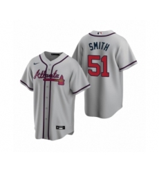 Youth Atlanta Braves #51 Will Smith Nike Gray 2020 Replica Road Jersey
