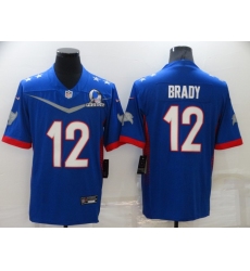 Men's Tampa Bay Buccaneers #12 Tom Brady Nike Royal 2022 NFC Pro Bowl Limited Player Jersey