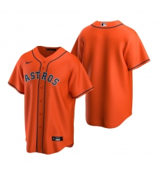 Men's Nike Houston Astros Blank Orange Alternate Stitched Baseball Jersey