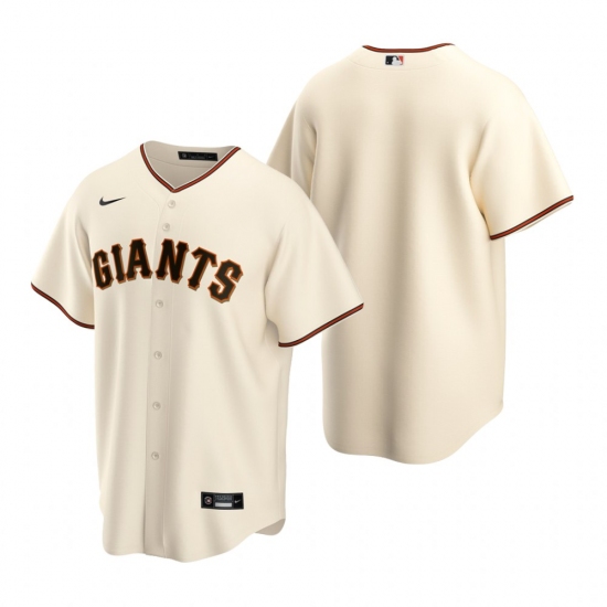Men's Nike San Francisco Giants Blank Cream Home Stitched Baseball ...
