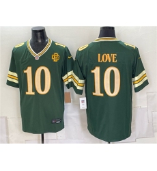 Men's Green Bay Packers #10 Jordan Love Dark Green 2026 Rivalries Collection Limited Football Stitched Jersey