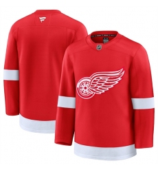 Men's Detroit Red Wings Blank Red 2024-25 Home Stitched Hockey Jersey