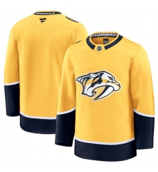 Men's Nashville Predators Blank Gold 2024-25 Home Stitched Hockey Jersey