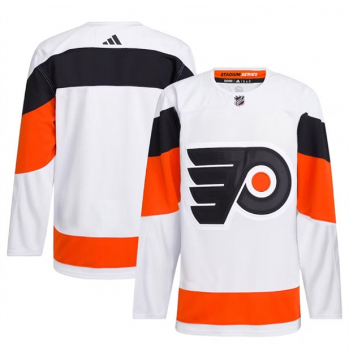 Men's Philadelphia Flyers Blank White 2024 Stadium Series Stitched Jersey