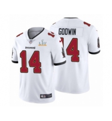 Women's Tampa Bay Buccaneers #14 Chris Godwin White 2021 Super Bowl LV Jersey
