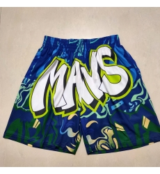 Men's Dallas Mavericks Green Mitchell&mness Shorts
