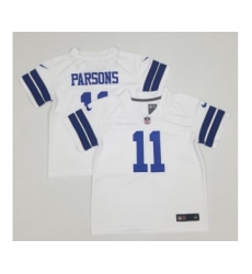 Toddlers Dallas Cowboys #11 Micah Parsons White 2021 Vapor Untouchable Stitched Nike Limited Jersey