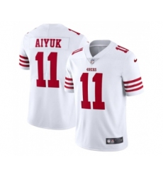 Men's San Francisco 49ers #11 Brandon Aiyuk 2022 New White Vapor Untouchable Stitched Jersey