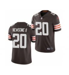 Men's Cleveland Browns #20 Greg Newsome II Brown 2021 Vapor Untouchable Limited Jersey