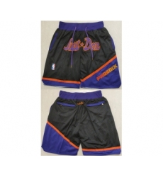 Men's Phoenix Suns Black Orange Shorts (Run Small)