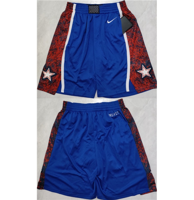 Men's Team USA Royal Red Shorts