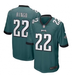 Men's Philadelphia Eagles #22 Kelee Ringo Green Stitched Game Jersey