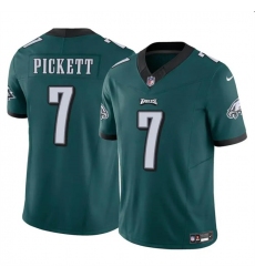Men's Philadelphia Eagles #7 Kenny Pickett Green 2023 F.U.S.E Vapor Untouchable Limited Football Stitched Jersey