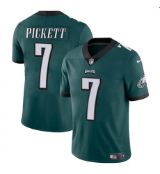 Men's Philadelphia Eagles #7 Kenny Pickett Green Vapor Untouchable Limited Football Stitched Jersey